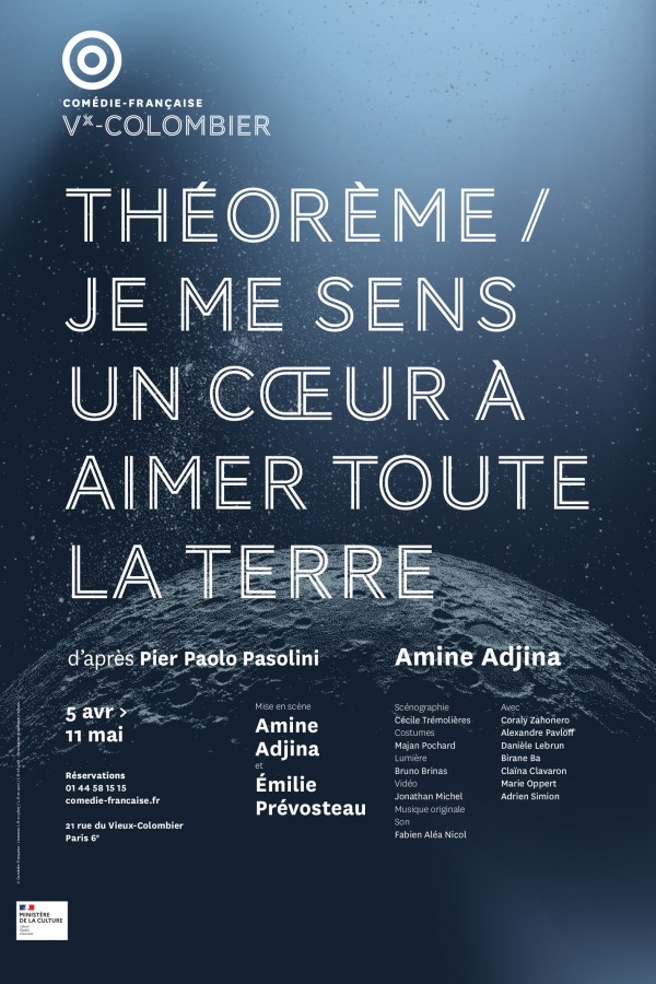 Théorème. Je me sens un coeur à aimer la terre d’Amine Adjina