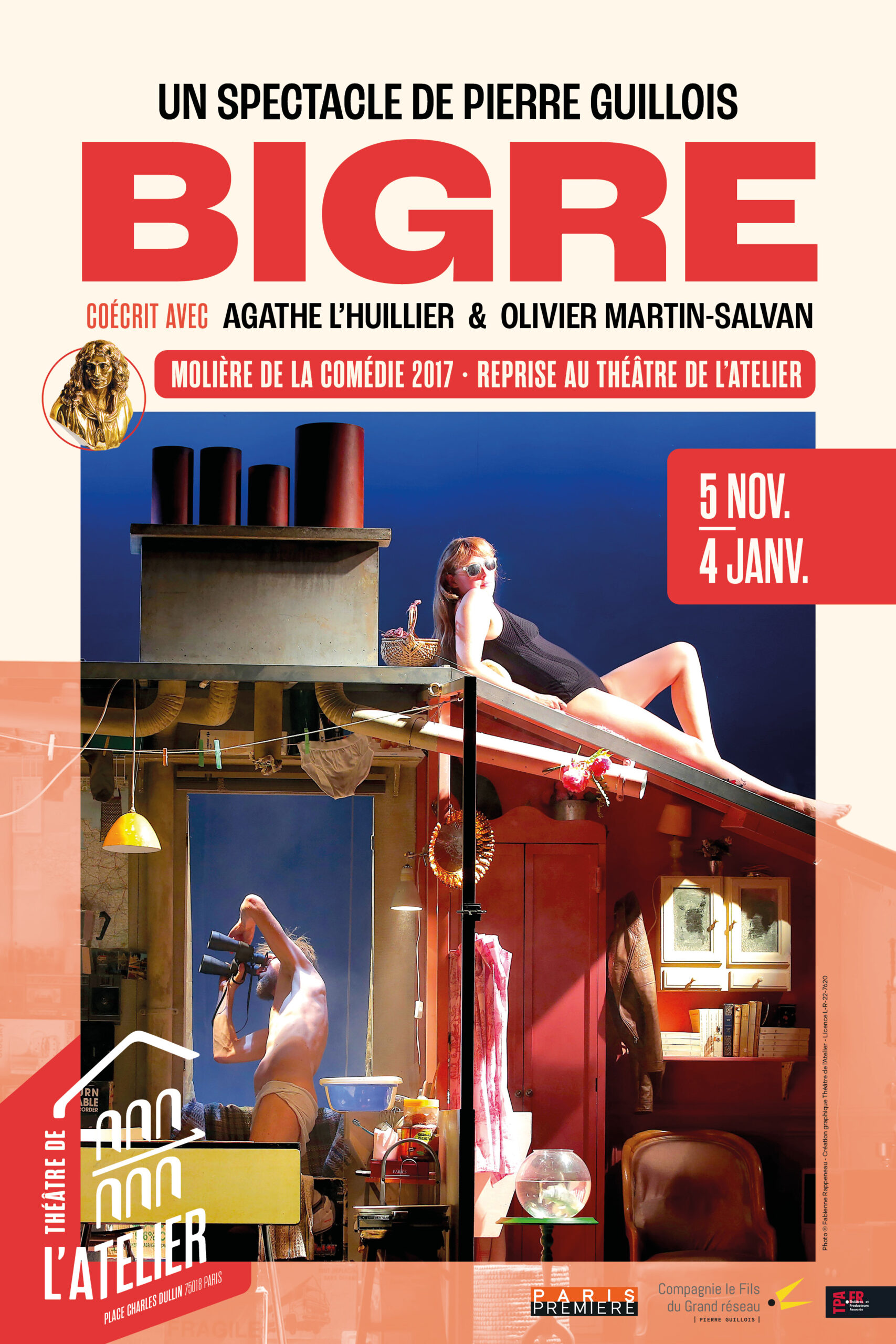 « Bigre »,  Le retour du mélo-burlesque à l&rsquo;Atelier Paris !